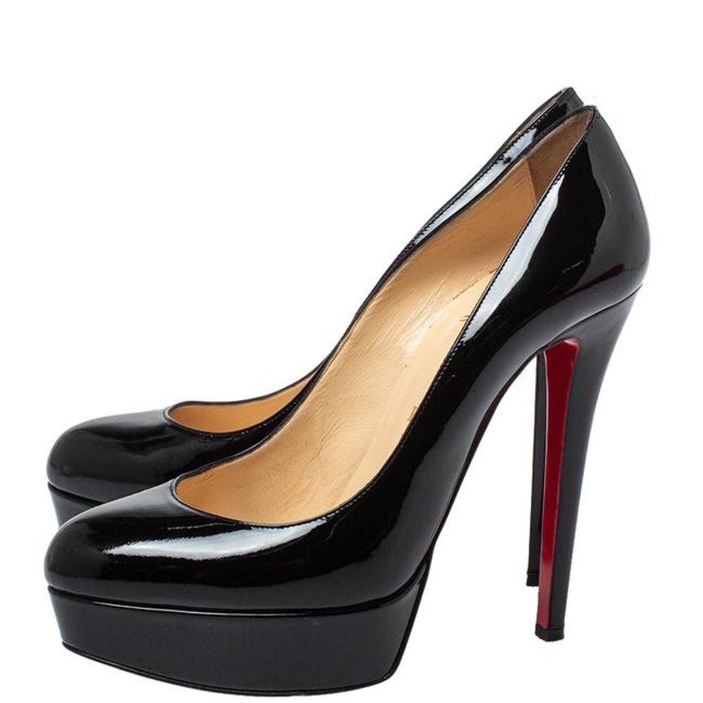 Louboutin Bianca 120 patent pumps